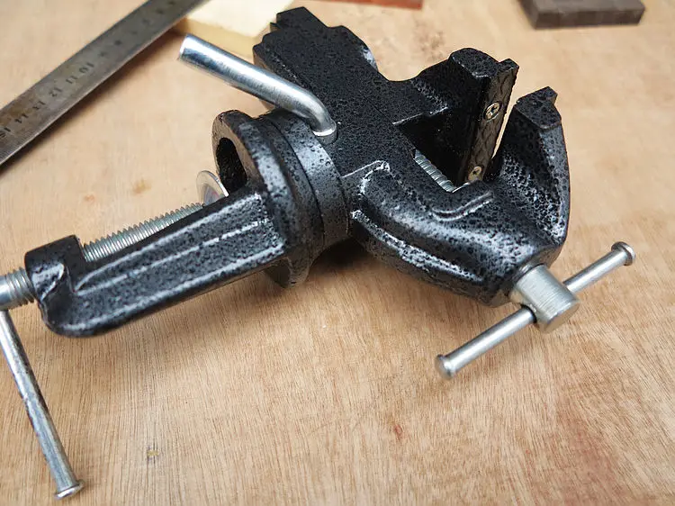 DIY настольные тиски мини полностью чугунные с углом вращения 360 градусов