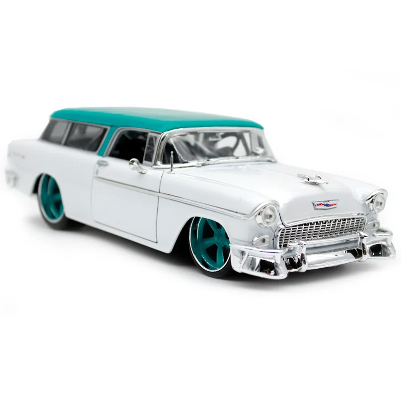 Maisto 1:18 1955 chevrolet NOMAD машина литая под давлением роскошная классическая модель автомобиля винтажная модель автомобиля Игрушечная модель автомобиля информация для отслеживания