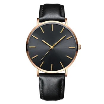 

Men's Fashion Sport Watches Betreasure Ultra Thin Men's Women Watches Luxury Leather Casual Quartz Wrist Watch relogio masculino