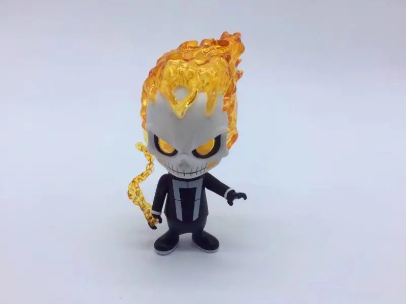 ALEN Ghost Rider Bobble Head куклы из ПВХ фигура Коллекционная модель игрушки 12 см 2 стиля