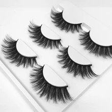 YOKPN 3 вида стилей очаровательные 3D накладные ресницы толстый объем накладные макияж ресниц советы черные длинные ресницы Модные накладные ресницы