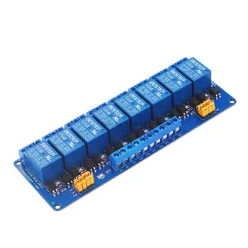 

3.3V 5V 12V 24V 8 Channel Relay Module High and low Level Trigger Dual Optocoupler Isolation Relay Module Board