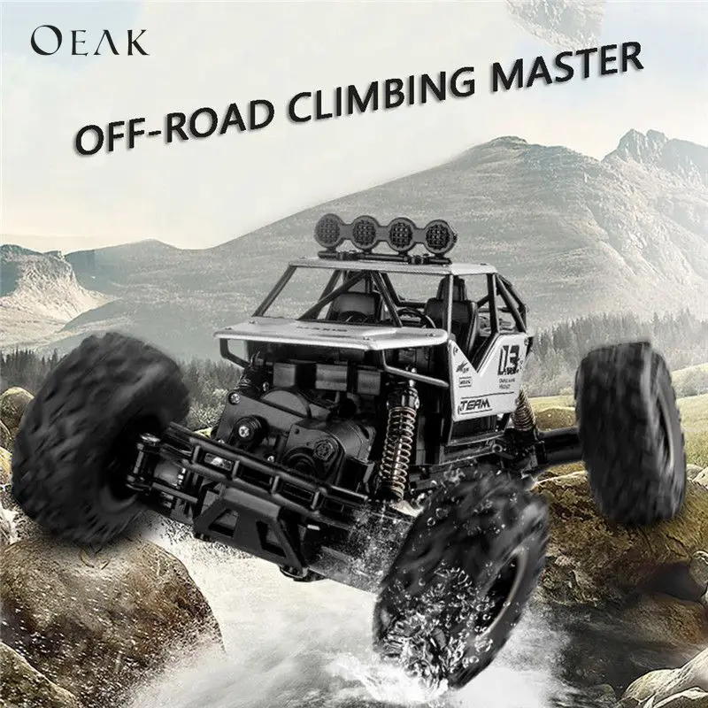 Oeak автомобиль 1/16 4WD Rock Crawlers вождение автомобиля двойные двигатели Bigfoot пульт