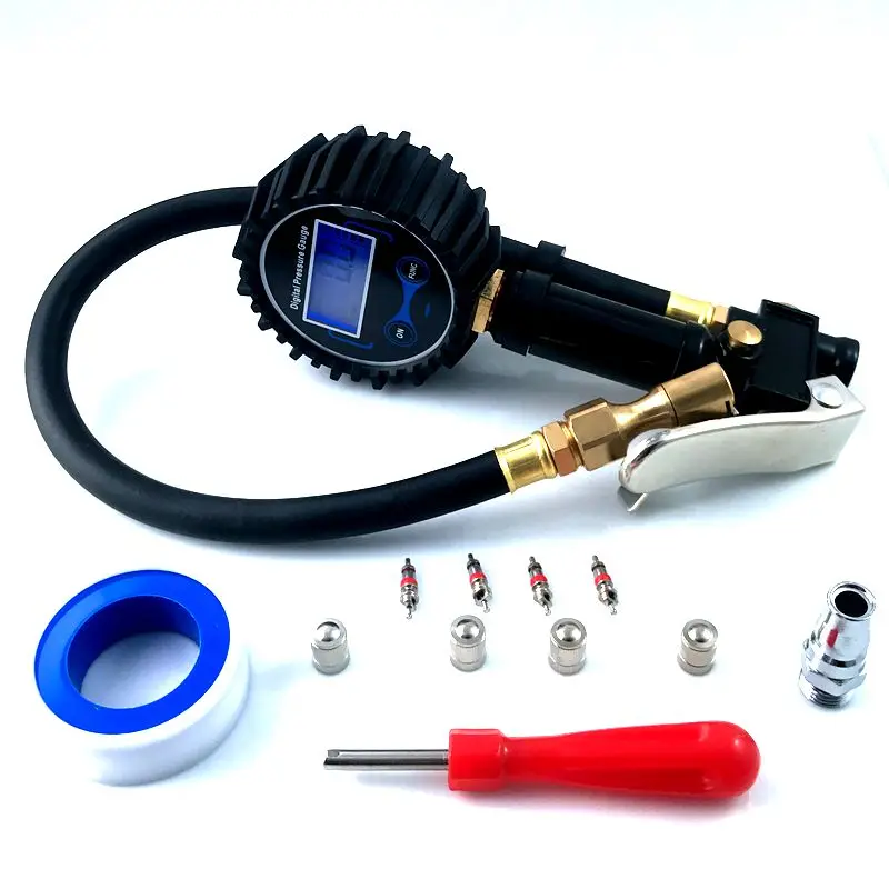 

Vehicle Car SUV Truck Digital Tire Inflator Gauge Inflating Gun Kit