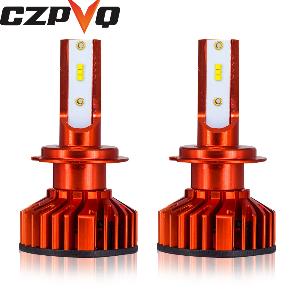 

CZPVQ H7 Led Auto Lamp Canbus Mini H4 LED Car Headlight H1 H3 H8 H9 H11 9005 HB3 9006 HB4 880 881 H27 Diode Auto Lamp 6000K 12V
