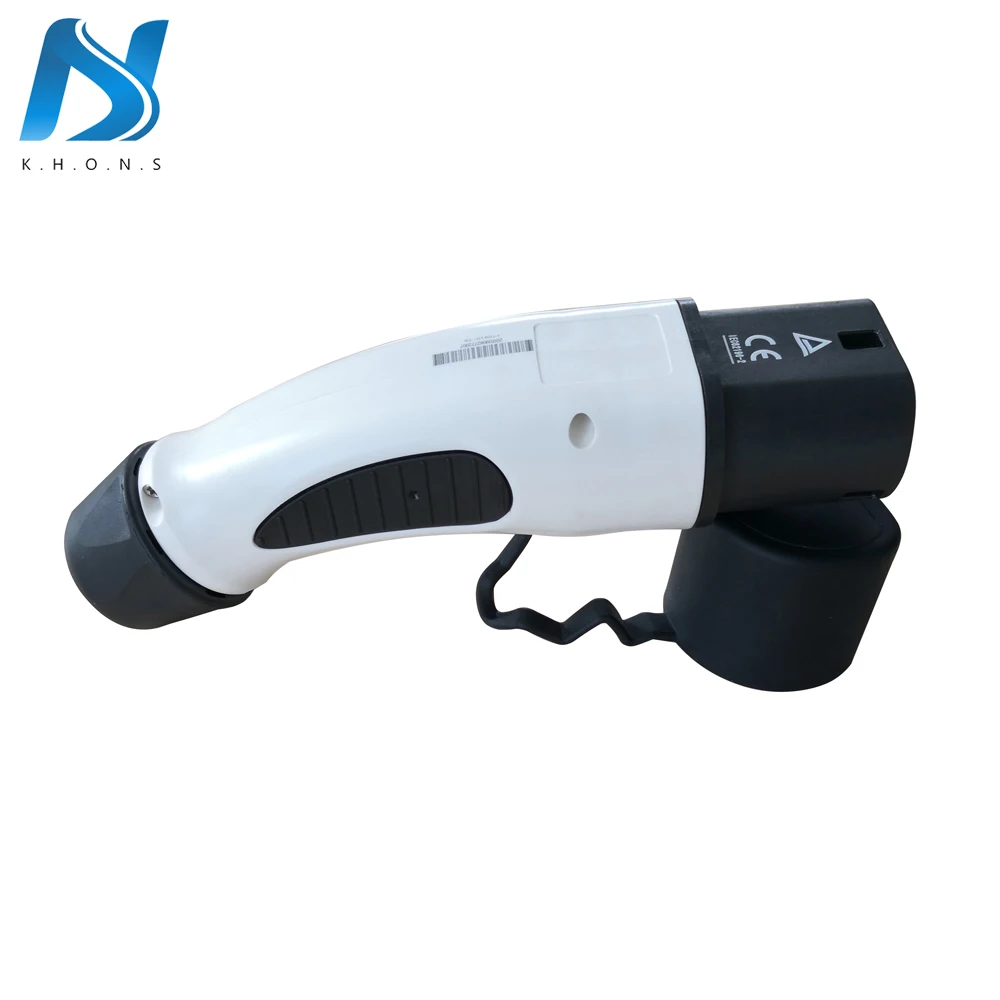 EV PLUG 16A 32A 3 Phase Power Supply Station Side IEC 62196-2 Europe Standard Type 2 Male Plug Electric Vehicle Charging Socket