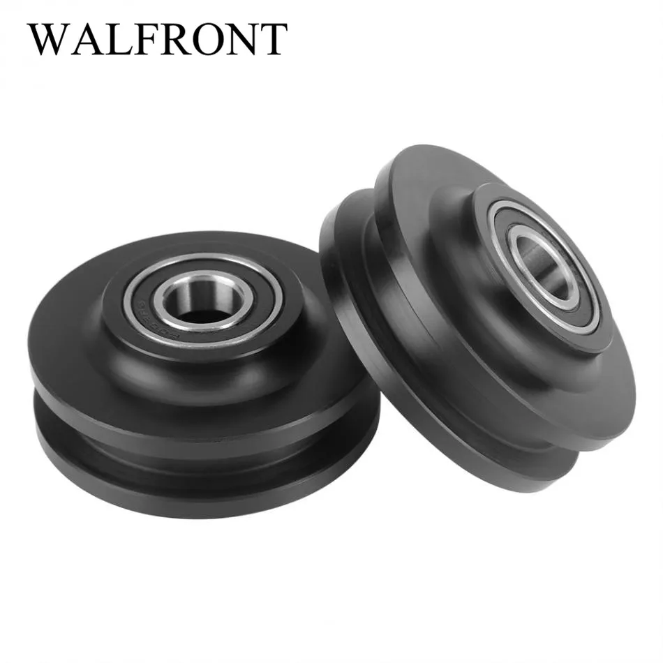2pcs Shower Roller Sliding Wardrobe Door Rollers Barn Door Wheel