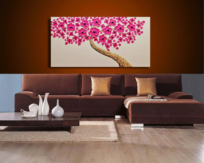Magenta Blooming Tree-1