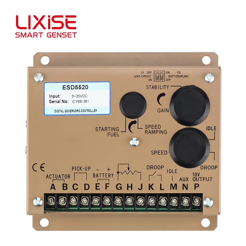 LIXiSE diesel generator electronic speed controller ESD5520 | Обустройство дома