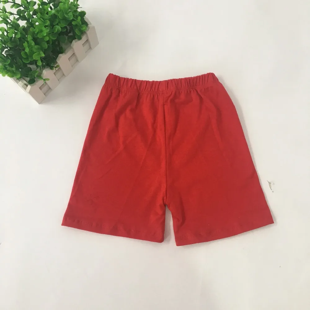 Puresun Super Cute Baby Boy Summer Clothes Cute Embroidery Naby Blue T-shirt With Red Shorts Set Baby Summer Boutique Clothing