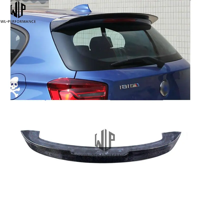 

For BMW 1 Series F20 M135 Carbon Fiber Rear Roof / Top Spoiler 3D style rear trunk wing Car Styling 2012-2016