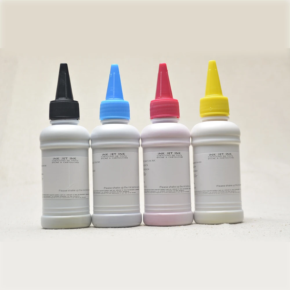 

(4pieces/lot)Universal Sublimation Ink For Epson, 4Color,4*100ML refill kit ink for most Epson printer, Hot Sale!