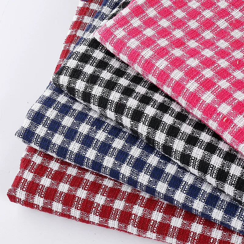 50x150cm Polyester-cotton Linen Fabric Jacquard Check Lattice DIY Material For Bag Home Deco WZ02 | Дом и сад