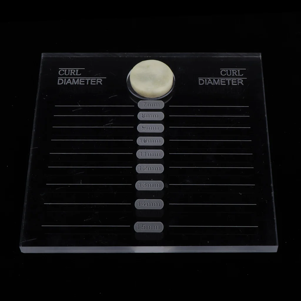 Transparent Eyelash Extension Tray Adhesive Glue Pallet Holder Stand Lashes Plate Display Board, Clear