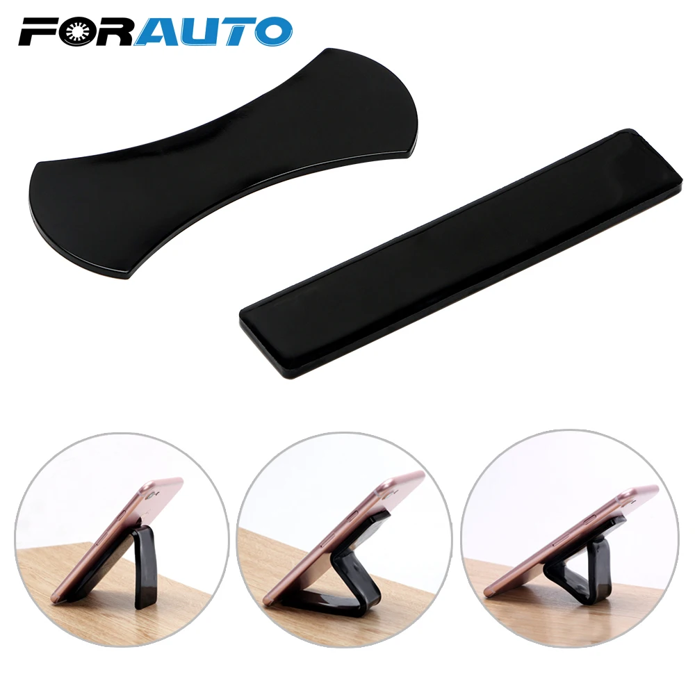 

2Pcs No Trace Anti-slip Mat Car Mobile Phone Tablet Holder Magic Wall Sticker Lazy Bracket Sticky Gel Pad Anti Slip Mat