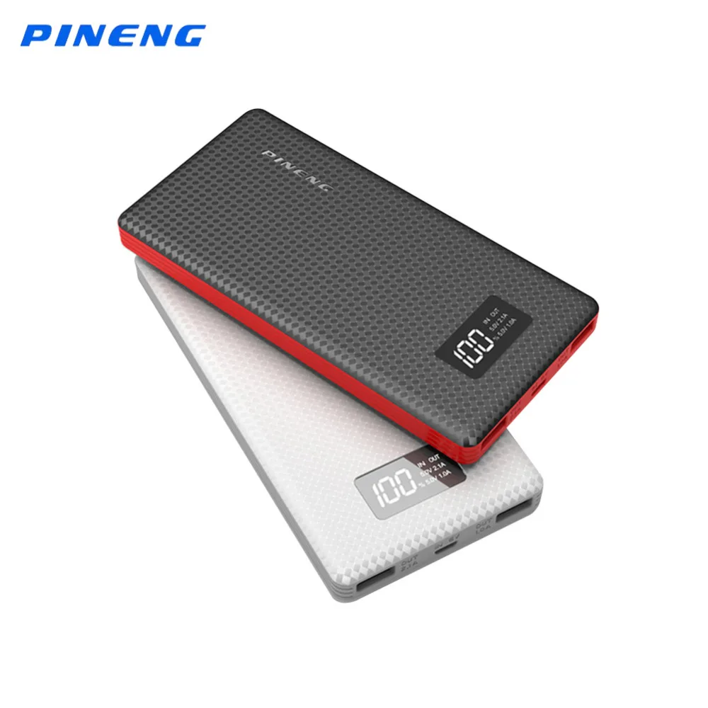 imágenes para Original Pineng 10000 mAh Portátil Batería Externa Del Banco Móvil USB Cargador de batería del Li-Polímero con Indicador LED para el Smartphone imágenes para Original Pineng 10000 mAh Portátil Batería Externa Del Banco Móvil USB Cargador de batería del Li-Polímero con Indicador LED para el Smartphone