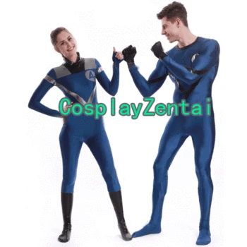

Couple Man/Woman Spandex Superhero Costume Zentai Suits
