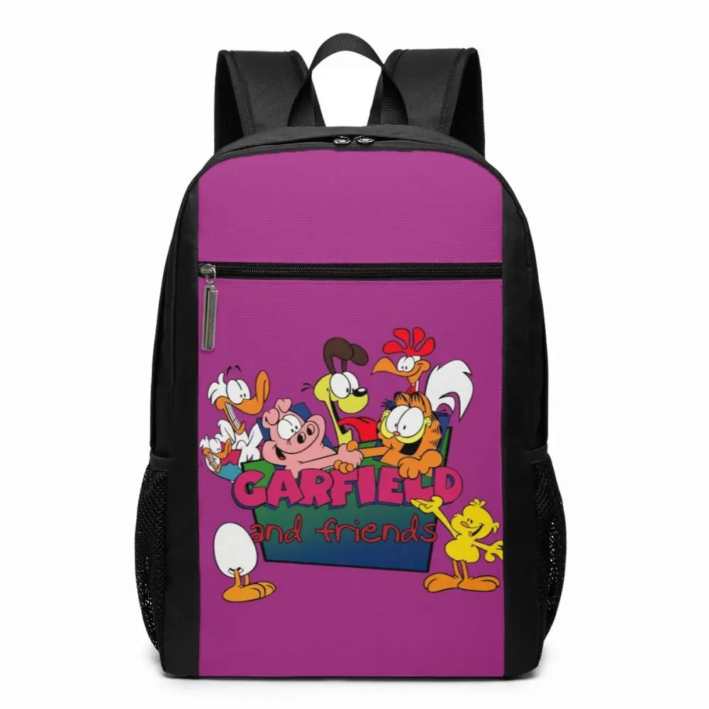 

Garfield Backpack Garfield And The Friends Backpacks Multi Function Trend Bag School Print High quality Teen Man - Woman Bags