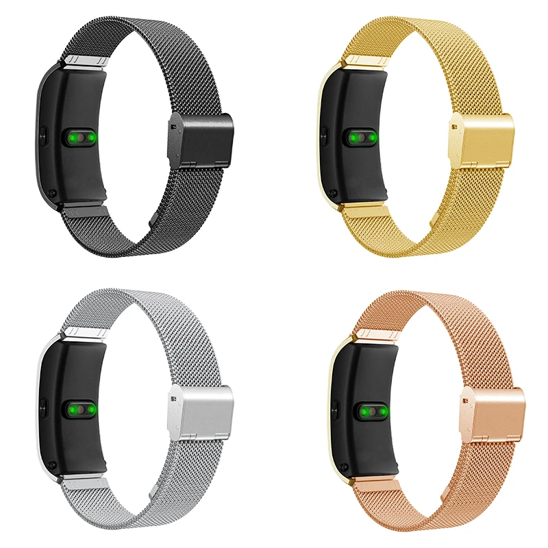 

Mesh Strap Milanese Loop Watch Strap 18 mm Steel Watch Belt For Huawei Band 5 Honor S1