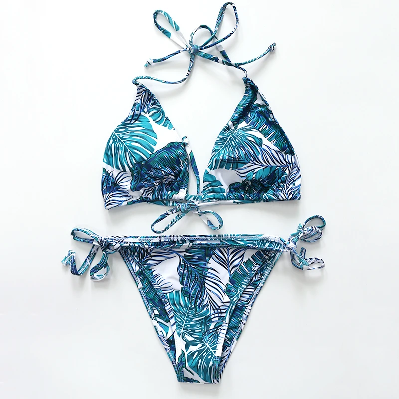 Сексуальный женский купальник Для женщин Плавание костюм женский Экстрим Треугольники стринги Бразильяно Танга микро бикини бикини ванный комплект