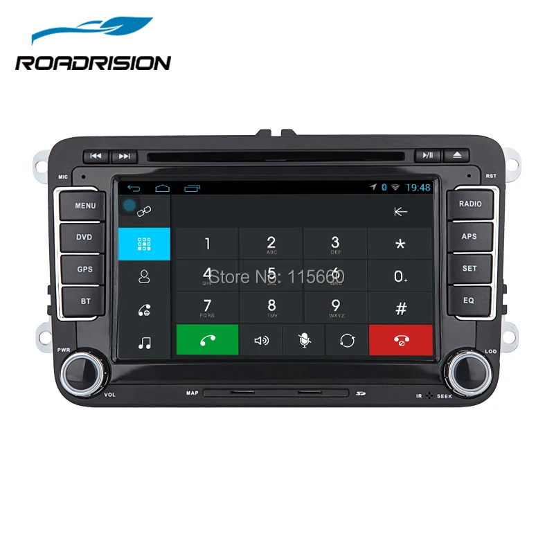 RoadRision Android 6 0 Автомобильный DVD GPS Навигатор Радио для Volkswagen VW golf 5 Touran Passat Jetta Polo Tiguan