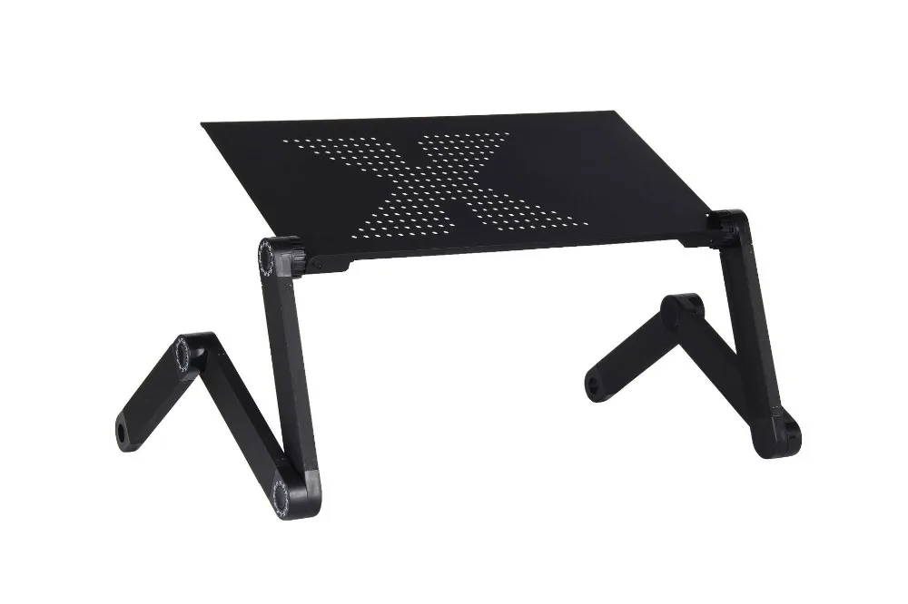 Регулируемый стоячий стол для ноутбука с ковриком для мыши и охлаждающим вентилятором, портативный диван-кровать, стол для ноутбука, складной стол для офиса