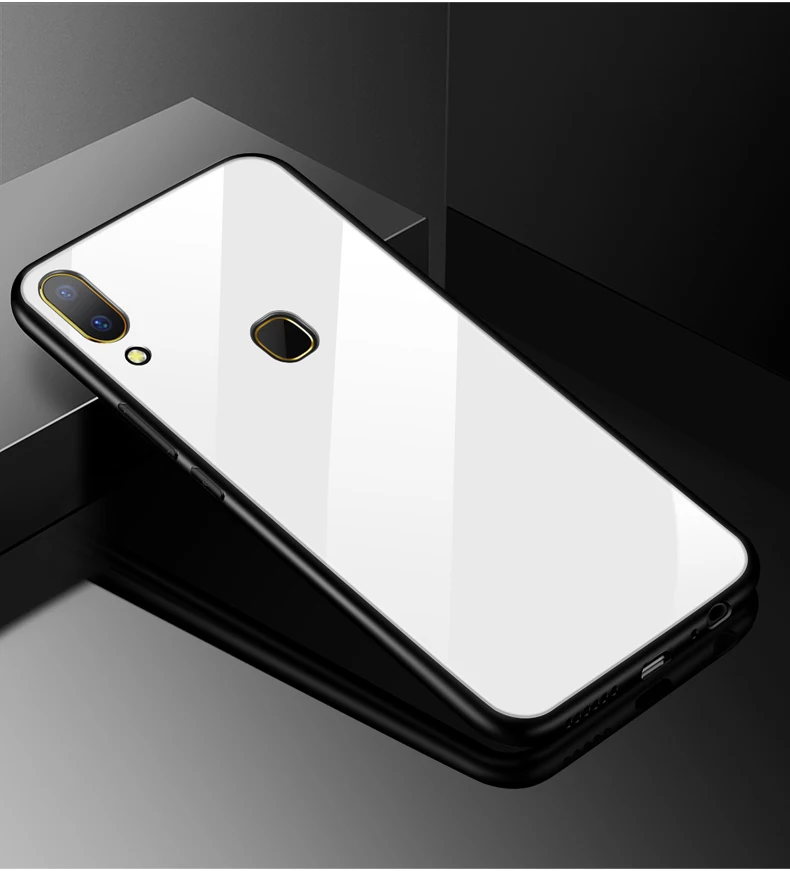 Новейший стиль стеклянный чехол для Coque Vivo V9 V 9 Y85 оболочка 6 3 дюйма телефона s