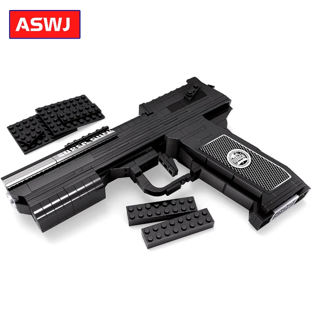 Toy Legoes Building Blocks Assembled Series Superweapon Desert Eagle Pistol Brinquedo Educational Toys for Children Gifts Toy Legoes Building Blocks Assembled Series Superweapon Desert Eagle Pistol Brinquedo Educational Toys for Children Gifts