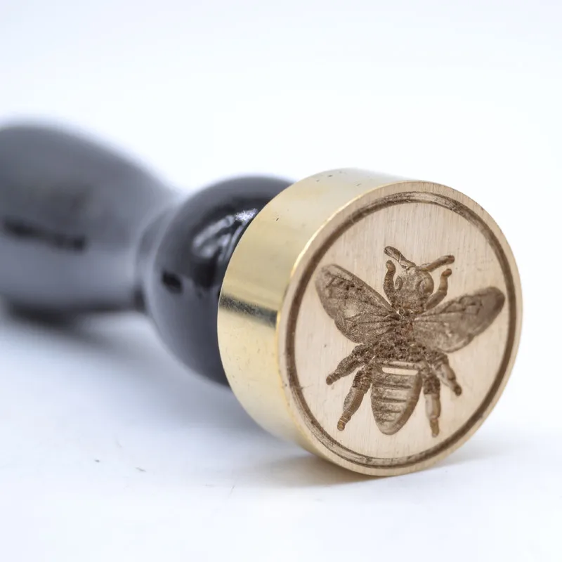 Brass Sealing Wax Stamp Bee Designs Wax Stamp For Sealing Envelopes Homemade For DIY