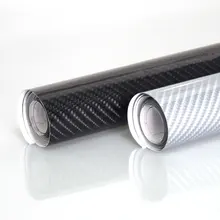 Ультра-блеск 30 см x 152 см 5D DIY авто-укладки углерода Волокно винил текстура автомобиля Обёрточная бумага Плёнки снаружи и Салонные аксессуары Плёнки
