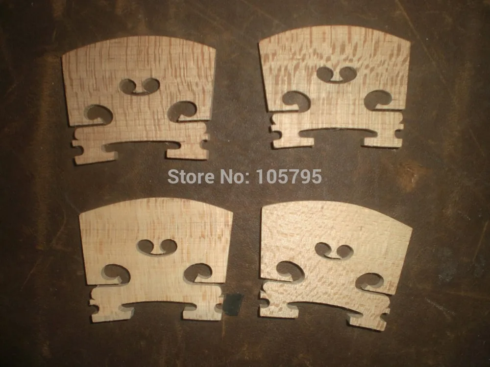 

4 PCs Quality Maple Violin Bridge 4/4 Violin parts China wood