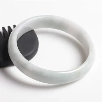 

Genuine natural jade A cargo of ice floating flower bracelets jade jade bracelet Confucianism kinds of jade with a certificate