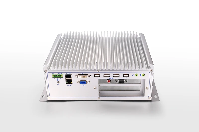 Fanles промышленный компьютер Core i3 6100U CPU 6 * USB 3 0/2 0 RS232 2 GLAN PCI расширения слоты прочный