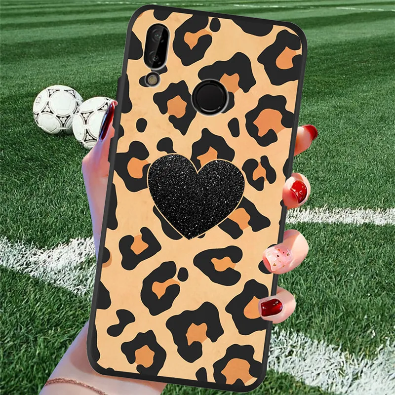 Leopard marble For Huawei P8 P10 P20 P30 Mate 10 20 Honor 8 8X 8C 9 V20 20i 10 Lite Plus Pro Case Cover Coque Etui Funda Capa