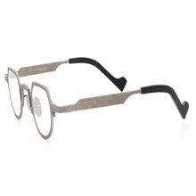 MONGOTEN Pure titanium унисекс Ретро полный обод прогрессивный мульти-фокусный объектив рамка золото серебро для дальнозоркости дальние очки для чтения