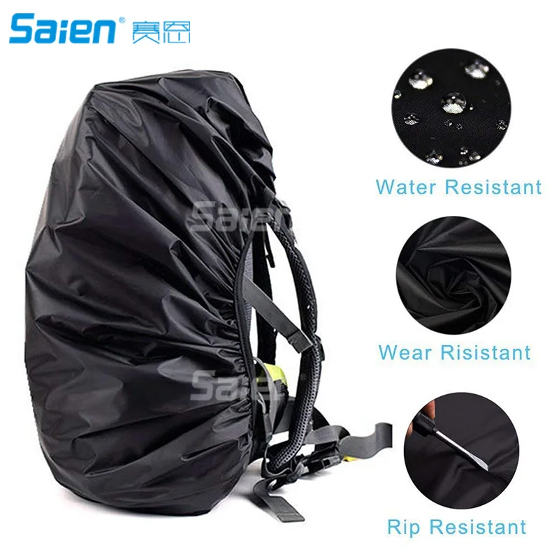 Спортивные сумки покрывает водонепроницаемый дождевик, 55-60L рюкзак непромокаемый пылезащитный чехол для походов кемпинга путешествий