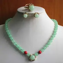 Дешевые 7-8 мм жемчужный драгоценный кулон комплект из сережек и ожерелья ohrrringe Ohrstecker