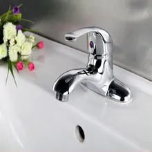 Медный умывальник двойной смеситель кран горячей и холодной воды шланг кухонный кран