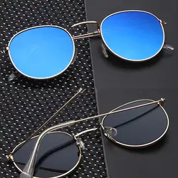 Классические модные солнцезащитные очки для мужчин/женщин красочные линзы с отражающим покрытием очки Аксессуары Солнцезащитные очки
