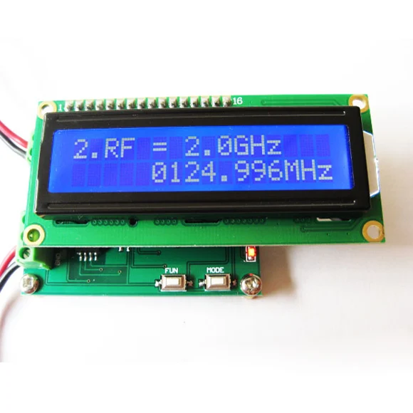 1 Гц до 2 ГГц цифровой счетчик частоты высокая низкая частота RF прибор для измерения модуль RF Радио частота импульсов измерения сигнала