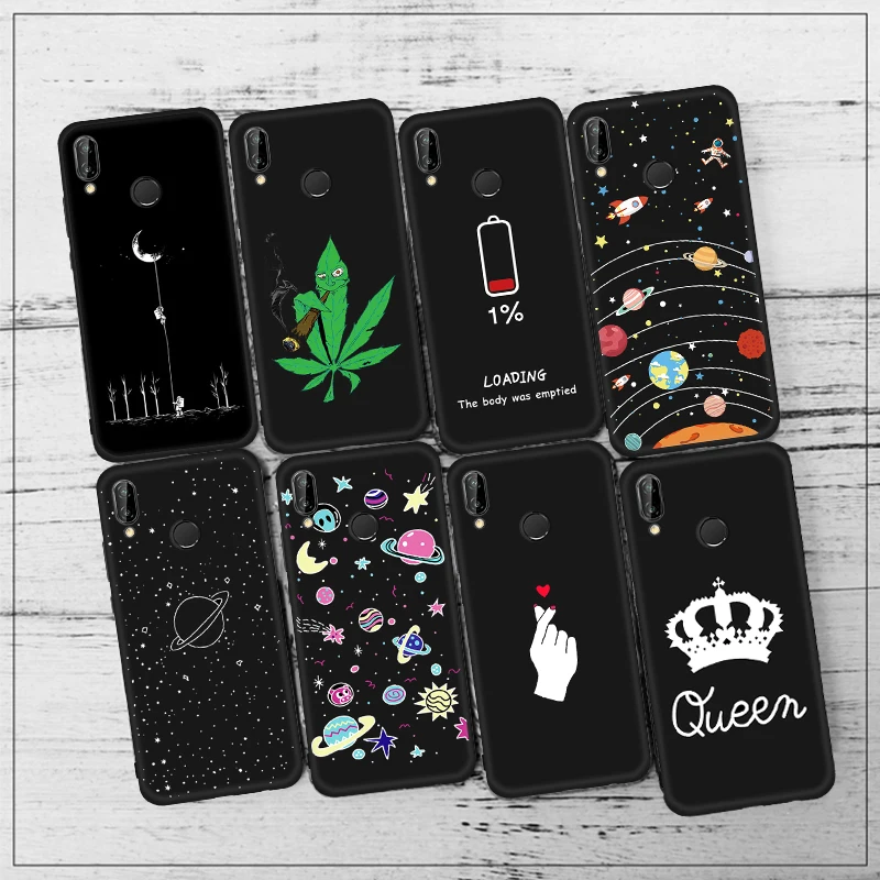 ТПУ чехол для телефона с рисунком для huawei Honor 8X Max 9X Pro Note 10 9 Lite 7X V9 Play 6C Pro Magic 2 Space Cartoon Cover Patten Coque