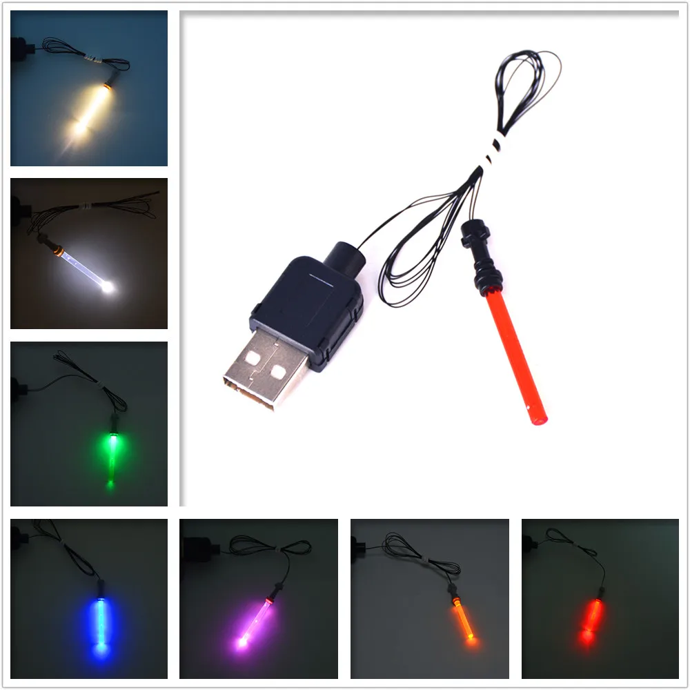 MTELE DIY СИД светильник меч с питанием от USB Порты и разъёмы сабля для фильма