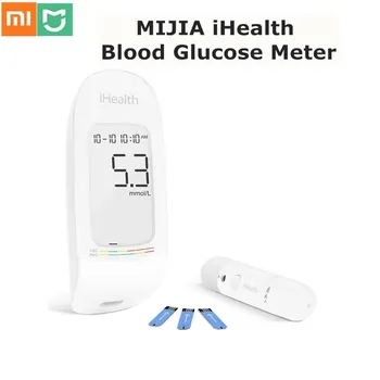

XIAOMI IHealth AG-607 Blood Glucose Meter With Test Strips Lancets 5Sec Smart Blood Glucose Meter LCD With Backlight