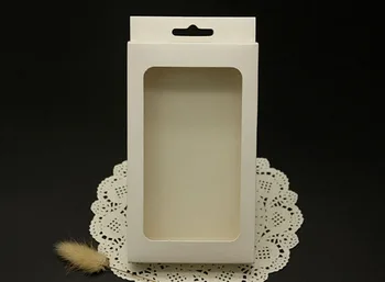 

OEM Blank white Retail Package Plastic Paper Box Packing with PVC window for iPhone 4 5 6 for Galaxy S3 S4 Note2 Case cover