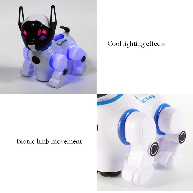 Электронный умный робот для собак, пульт дистанционного управления, универсальная машинка для собак, ходьба, пение, танцы, Детские Ранние развивающие игрушки 2629-T9