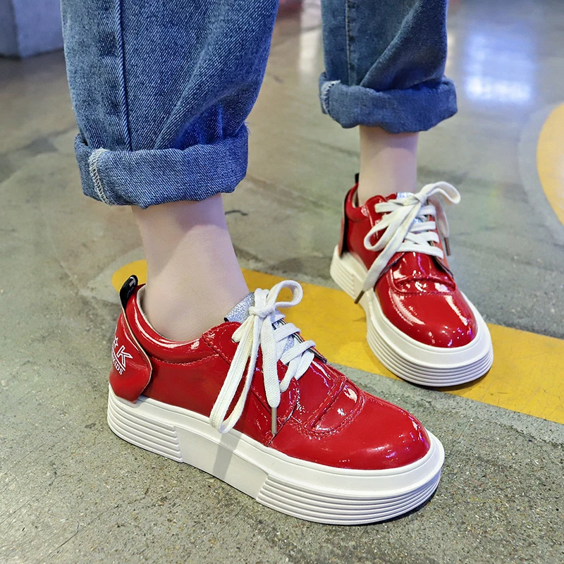 

Women Casual Flats Women's Fashion Spring and Autumn Shoes with Flat Platform Solid Shoes Size 35-39 XWD7404