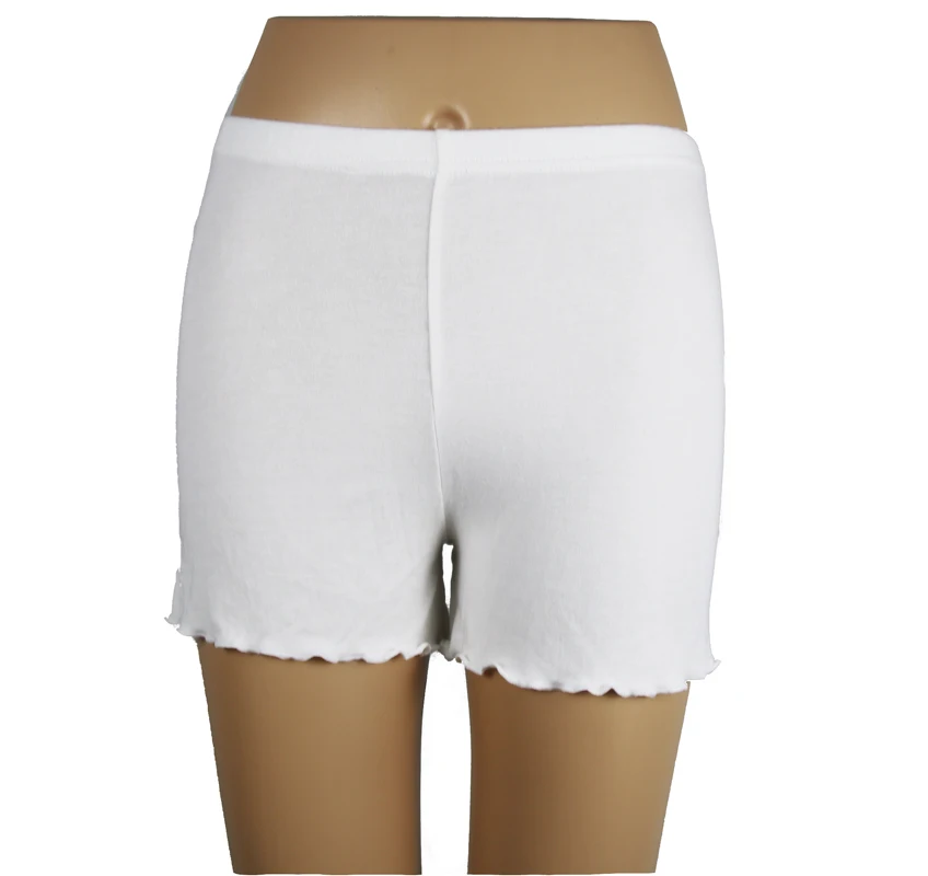 black jegging shorts