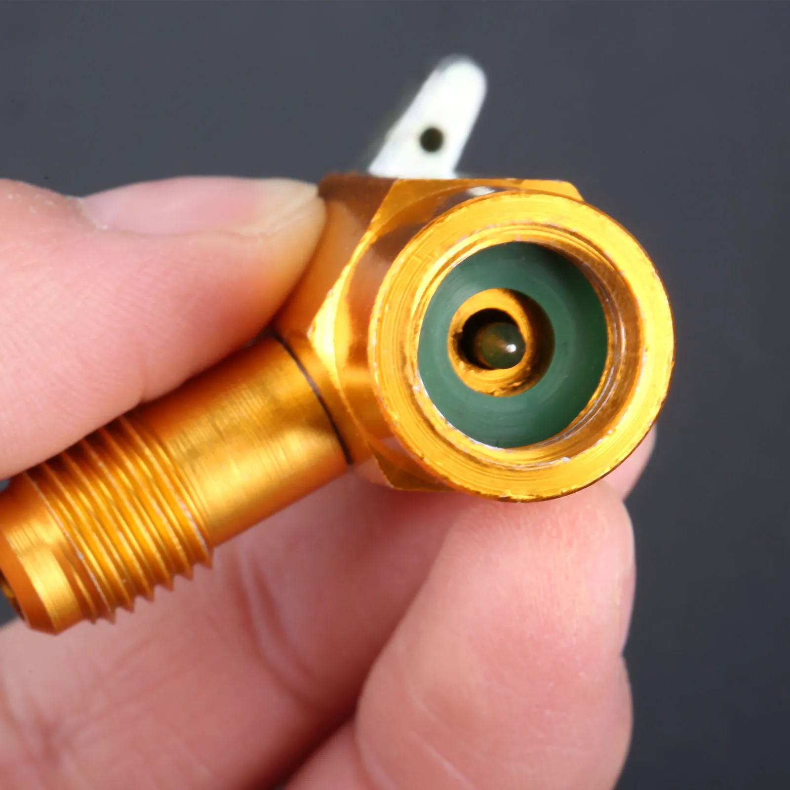 1 шт. R 134a AC хладагент кран можно распределять 1/2 &quotACME 1/4&quot SAE резьба клапан