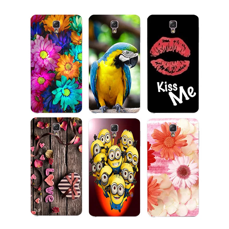 

Coque For Samsung Galaxy Note 3 Neo / Note 3 Lite N7505 Case Floral Plants Unicorn Back Cover Flamingo Hard Plastic Phone Case