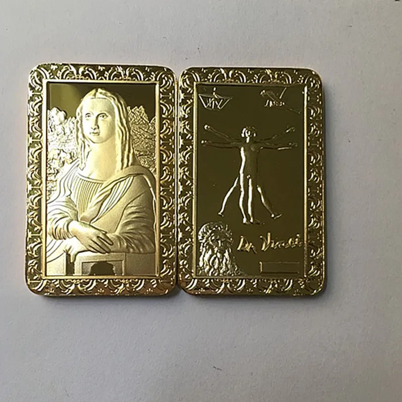 Бейдж с надписью smile of Mona Lisa beauty значки Дэвиса покрытием 24 каратным настоящим